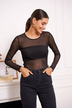 Stretch Mesh Top