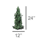 Feather Tree - Lrg - Green Luster