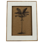 Carved Frame, Ivory & Teak - 5x7