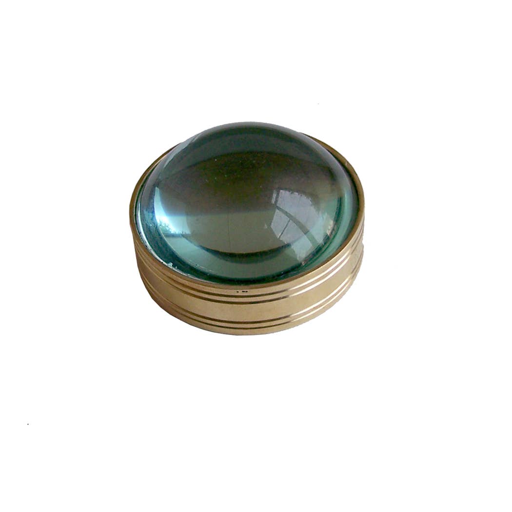 Polished Brass Desk Magnifying Glass | Desk essentials