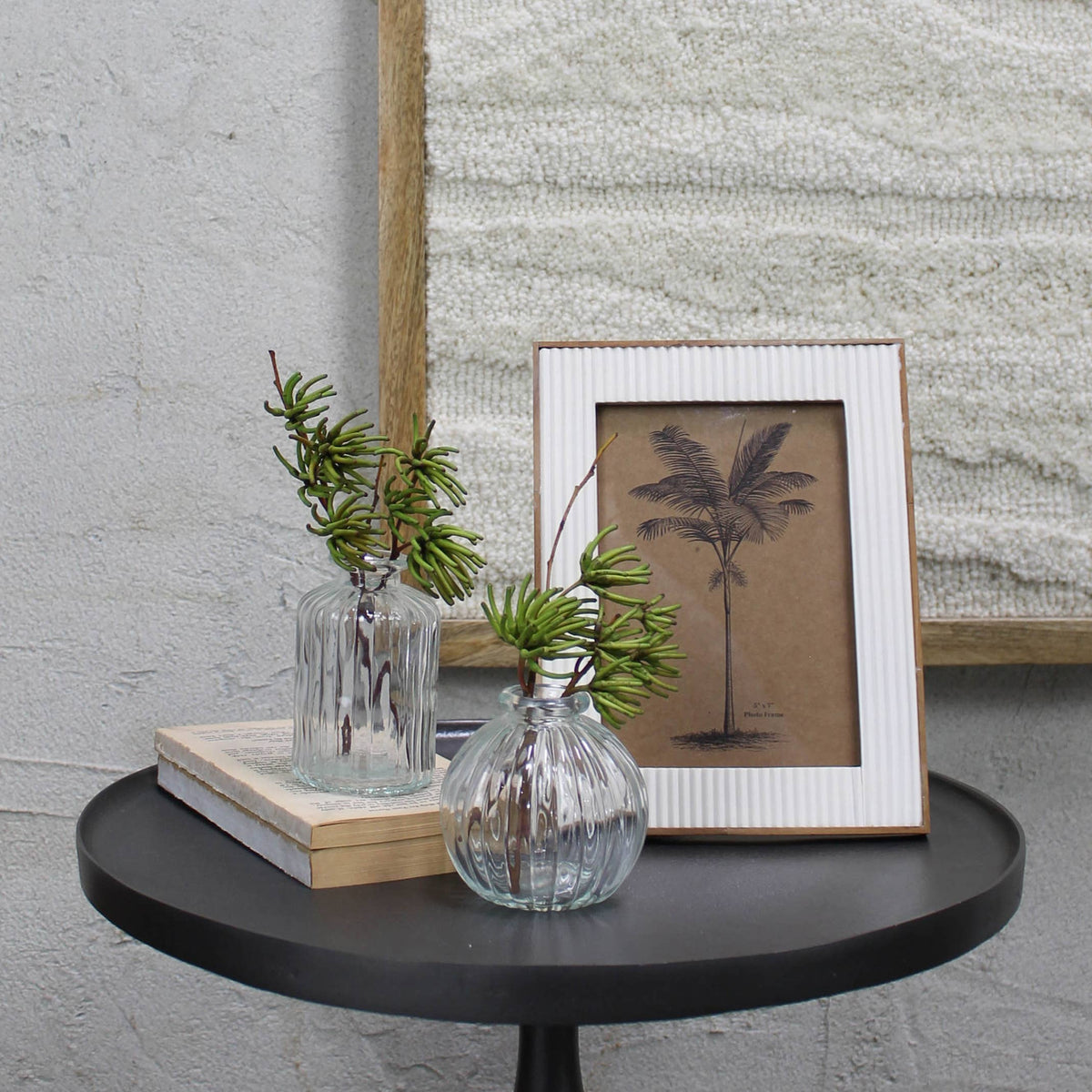 Carved Frame, Ivory & Teak - 5x7