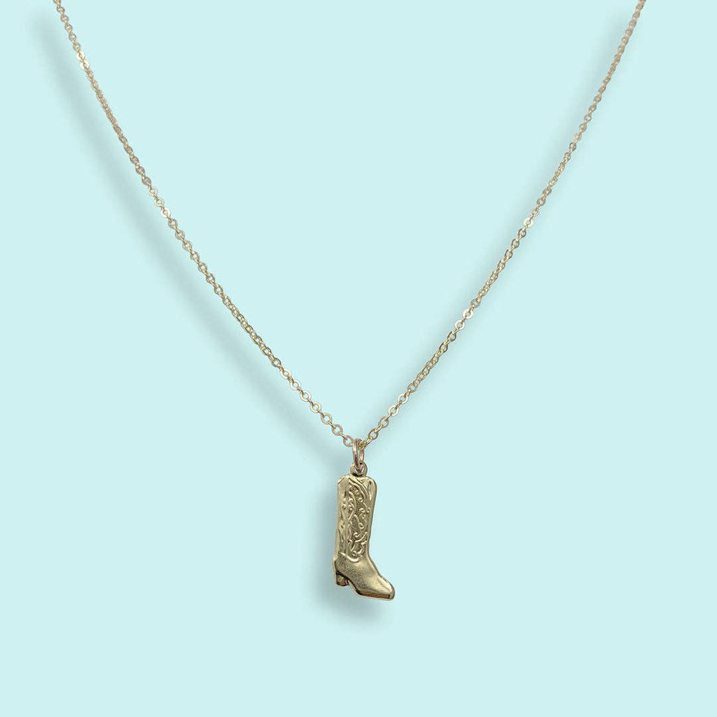 Cowgirl Boot Necklace