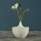 Lief Ceramic Vase - Lrg - White