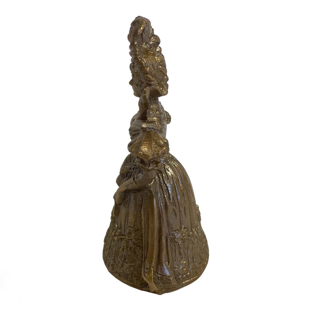 Brass Colonial Lady Table Bell