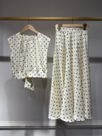 Polka-Dot Print Skirt