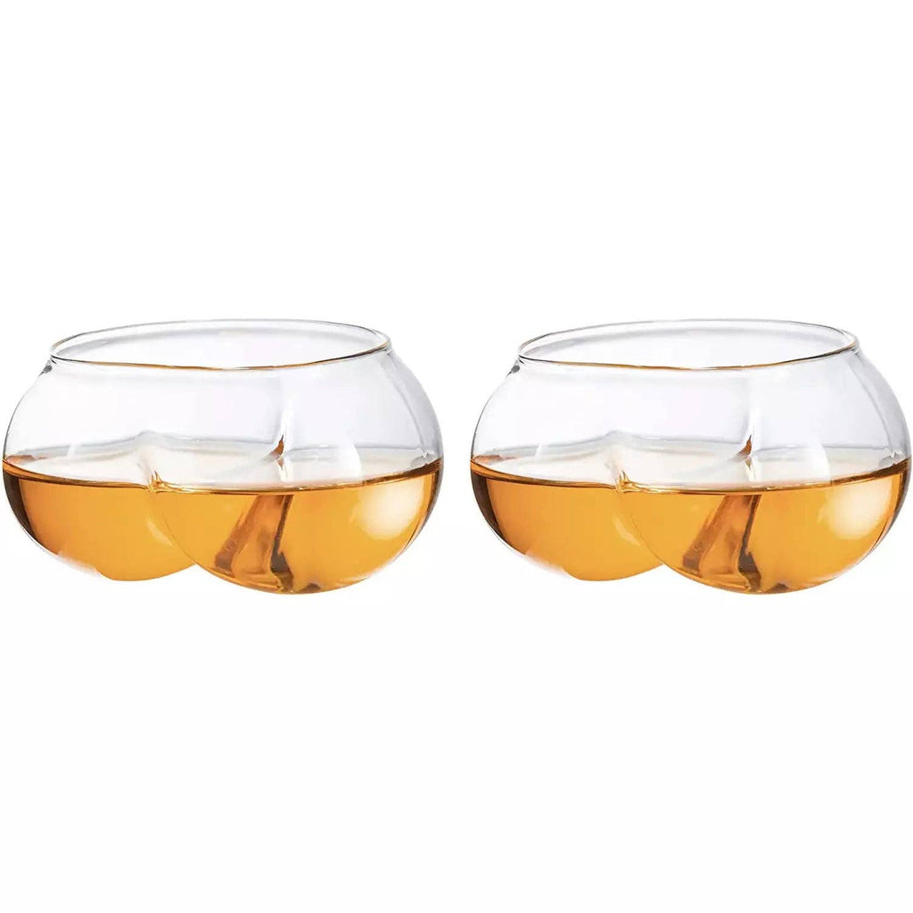 Little Booty Wine & Whiskey Glasses