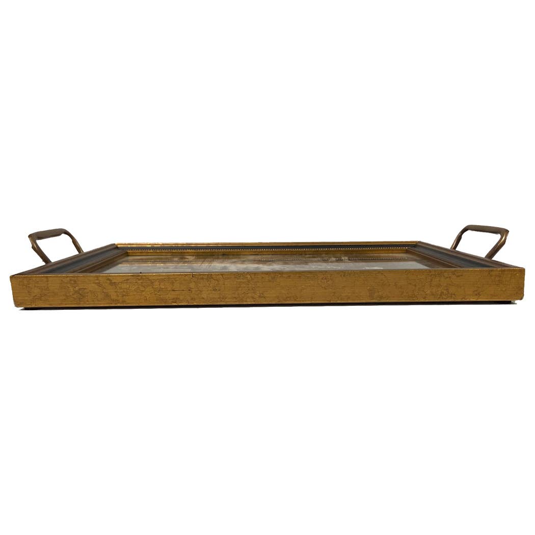 Vintage Style Peacock Decorative Tray | Tabletop Decor