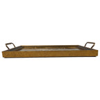Two White Swans Decorative Tray Behind Glass | Serveware