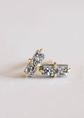Druzy Bar - Silver - Gold Earrings