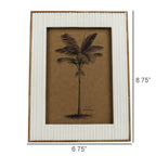 Carved Frame, Ivory & Teak - 5x7