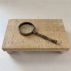 Antiqued Brass Magnifying Glass