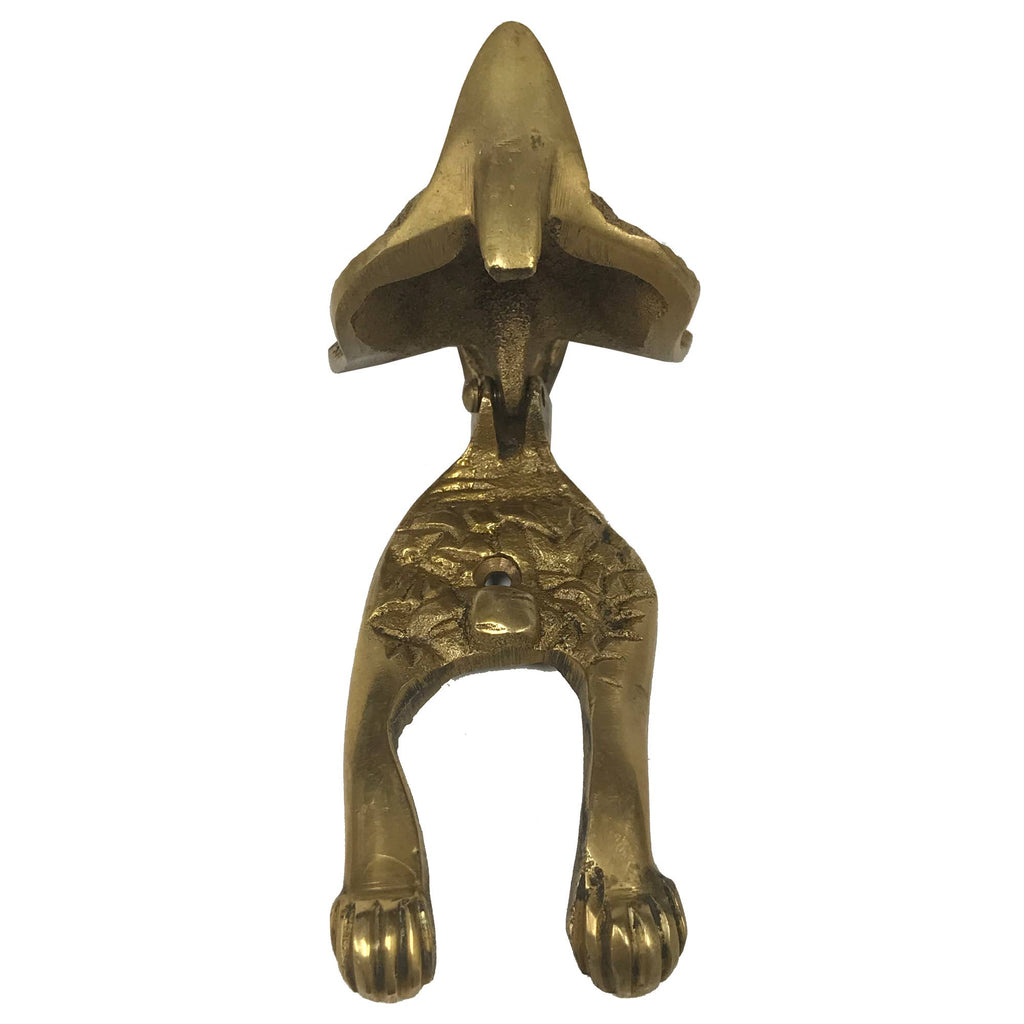 Antiqued Solid Brass Fox Door Knocker | Home accents