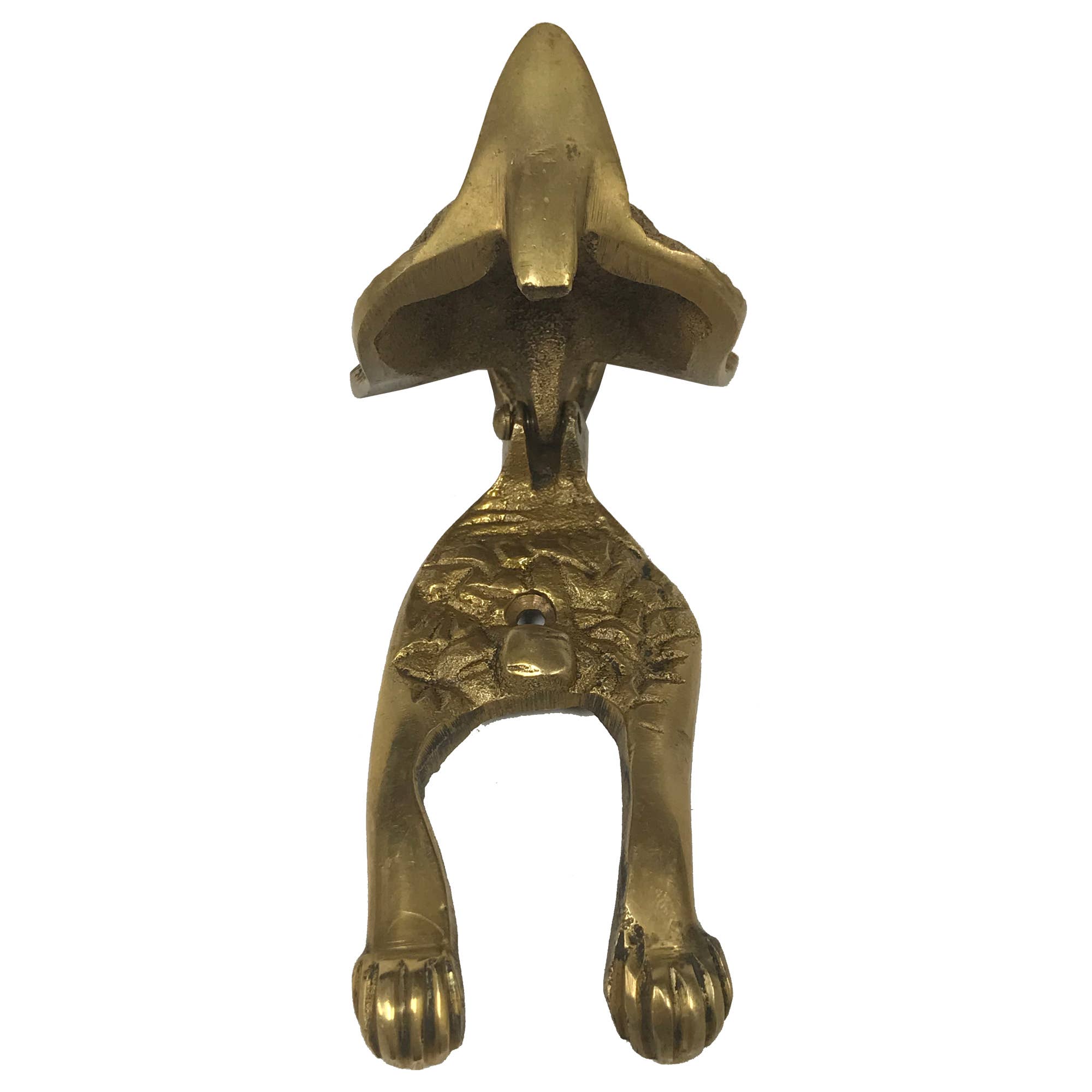 Antiqued Solid Brass Fox Door Knocker | Home accents