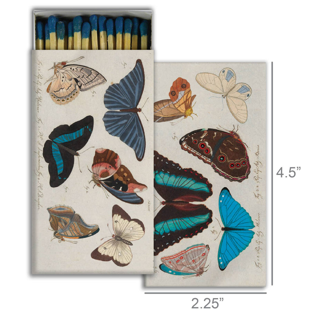Matches - Blue Butterflies