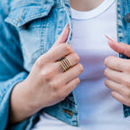 Antique Gold Line Ring