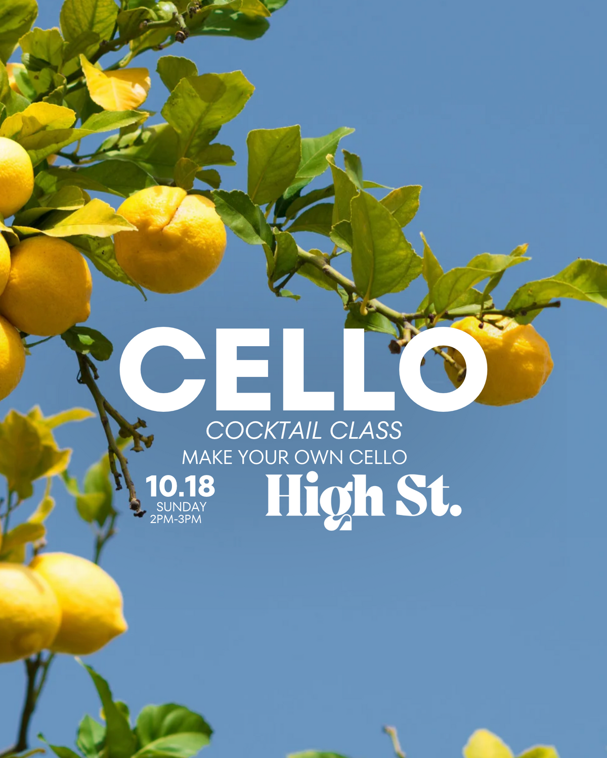 Cello Cocktail Class