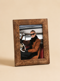 Rosso Burl Wood Photo Frame