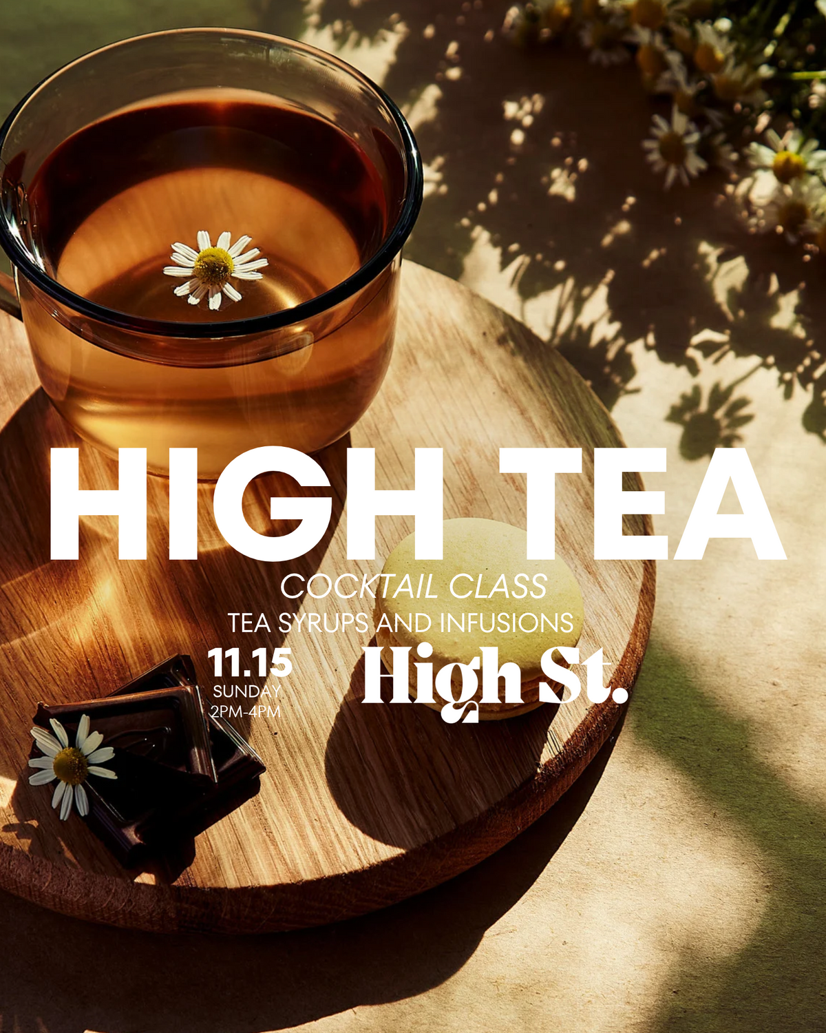 High Tea Cocktail Class