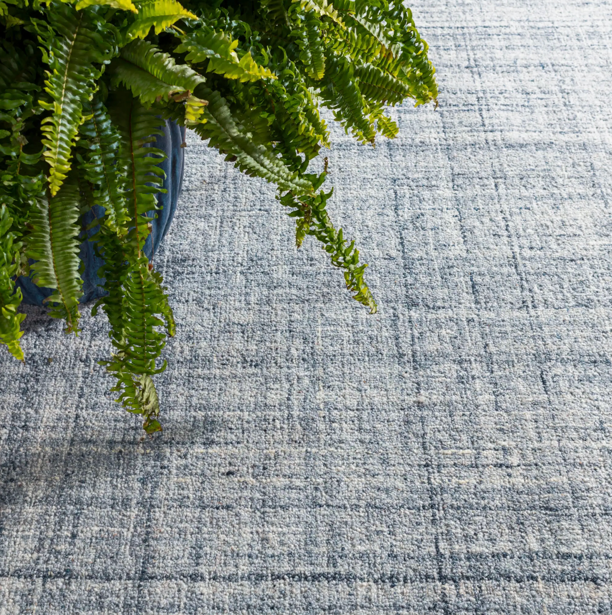 Harris Rug 7'6"x9'6" - Blue/Ivory