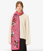Scarf 100 - Rene Perrot - Fuchsia