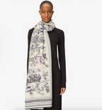 Scarf 130 - Reverie - White