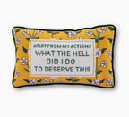 What the Hell Needlepoint Pillow