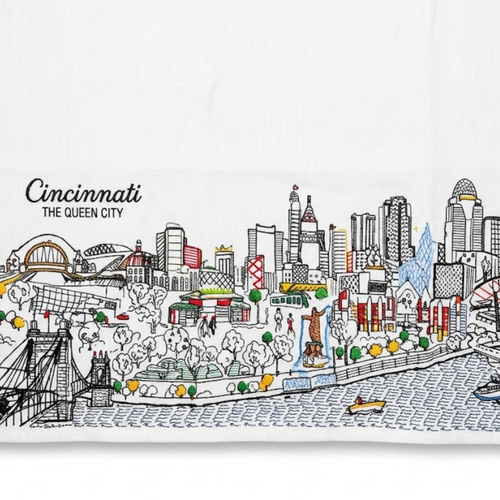 Cincinnati Tea Towel