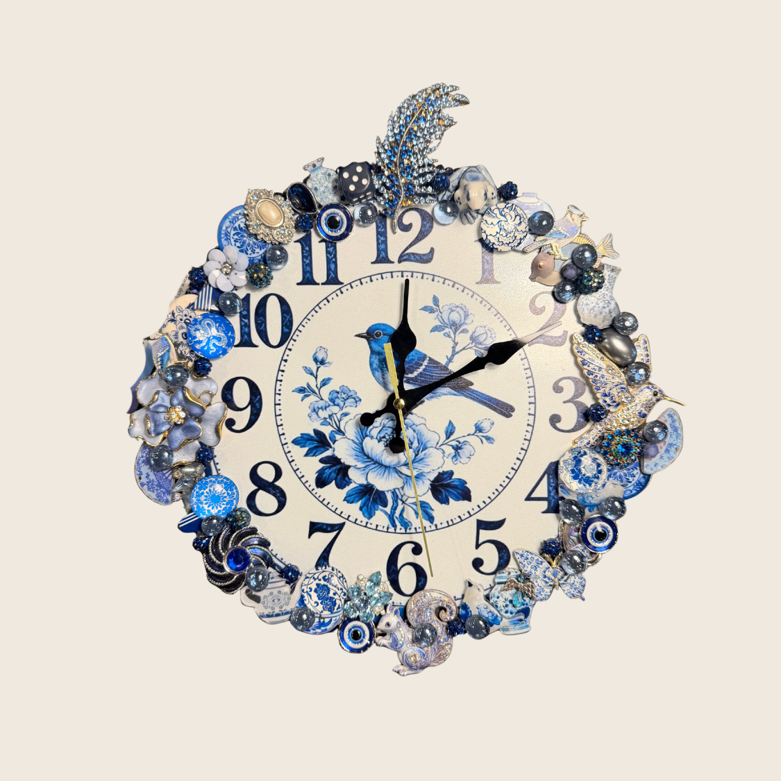Delft Blue Memory Clock