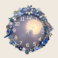 Navy Blue Clock