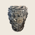Black Vase with Black Chain