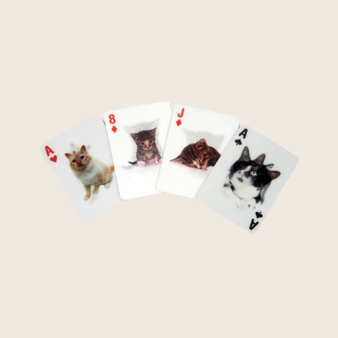 Lenticular Cats Playing Cards