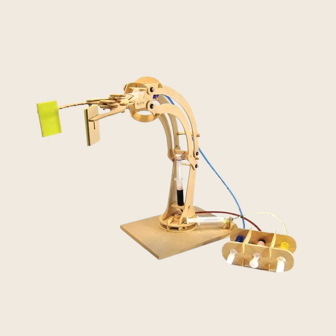 Robotic Arm Kit |  Wooden Engineering Model Building Kit