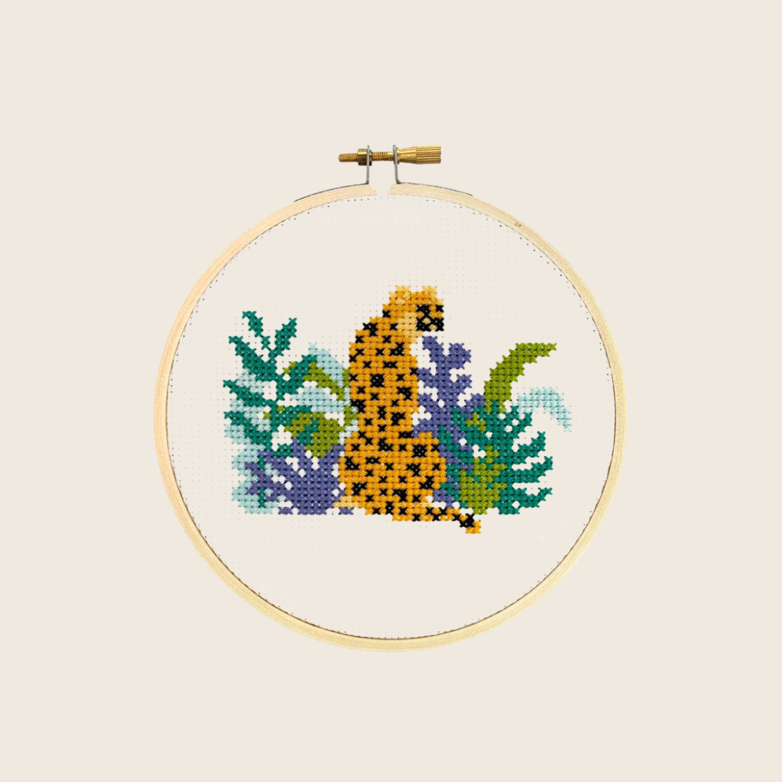 Cheetah Cross Stitch Kit