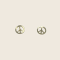 Tiny Peace Stud Earrings