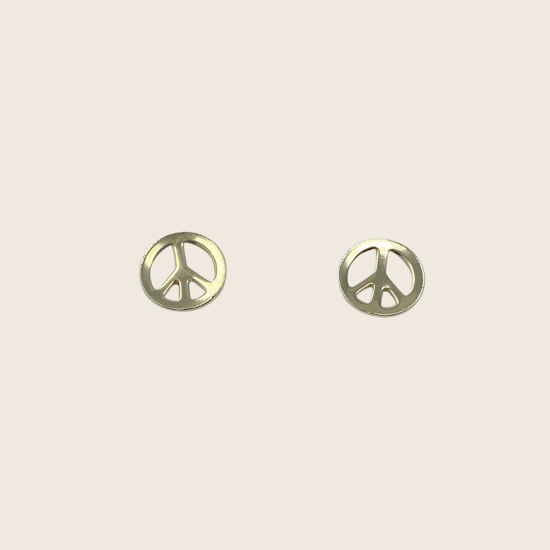 Tiny Peace Stud Earrings
