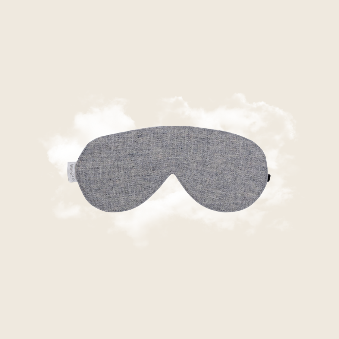 Sleep Mask Heather Gray Wool