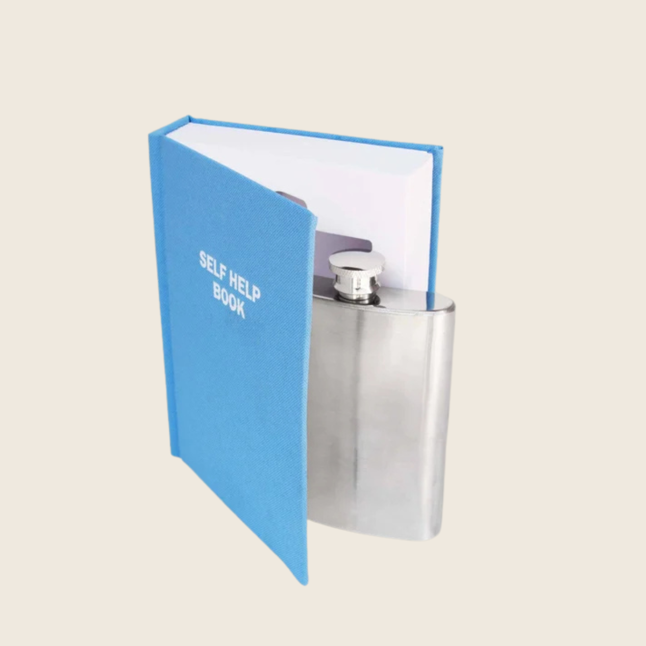 Self Help Flask In A Book