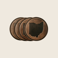Ohio Circle Coasters