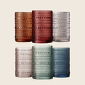 Beaded Hobnail Highball Drinking Glasses | Set Of 6 | 14 Oz