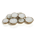 Gold / White Small Cluster Bowls