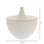 Lief Ceramic Vase - Lrg - White