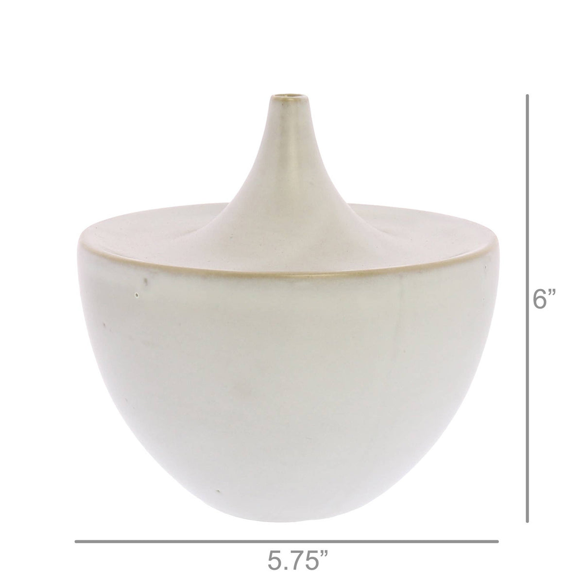 Lief Ceramic Vase - Lrg - White