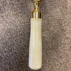 Polished Brass Magnifier with Bone Handle | Home accents