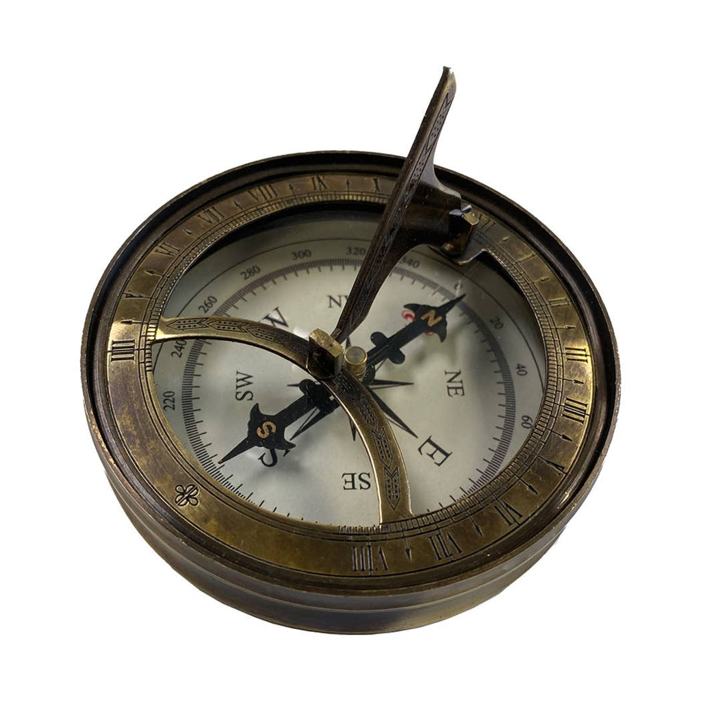 Brass Nautical Sundial Compass