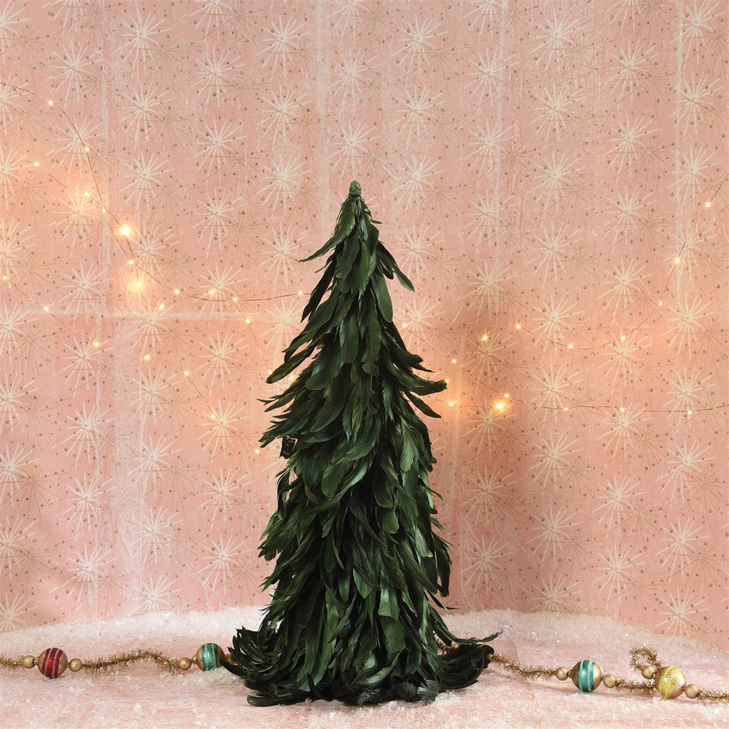 Feather Tree - Lrg - Green Luster