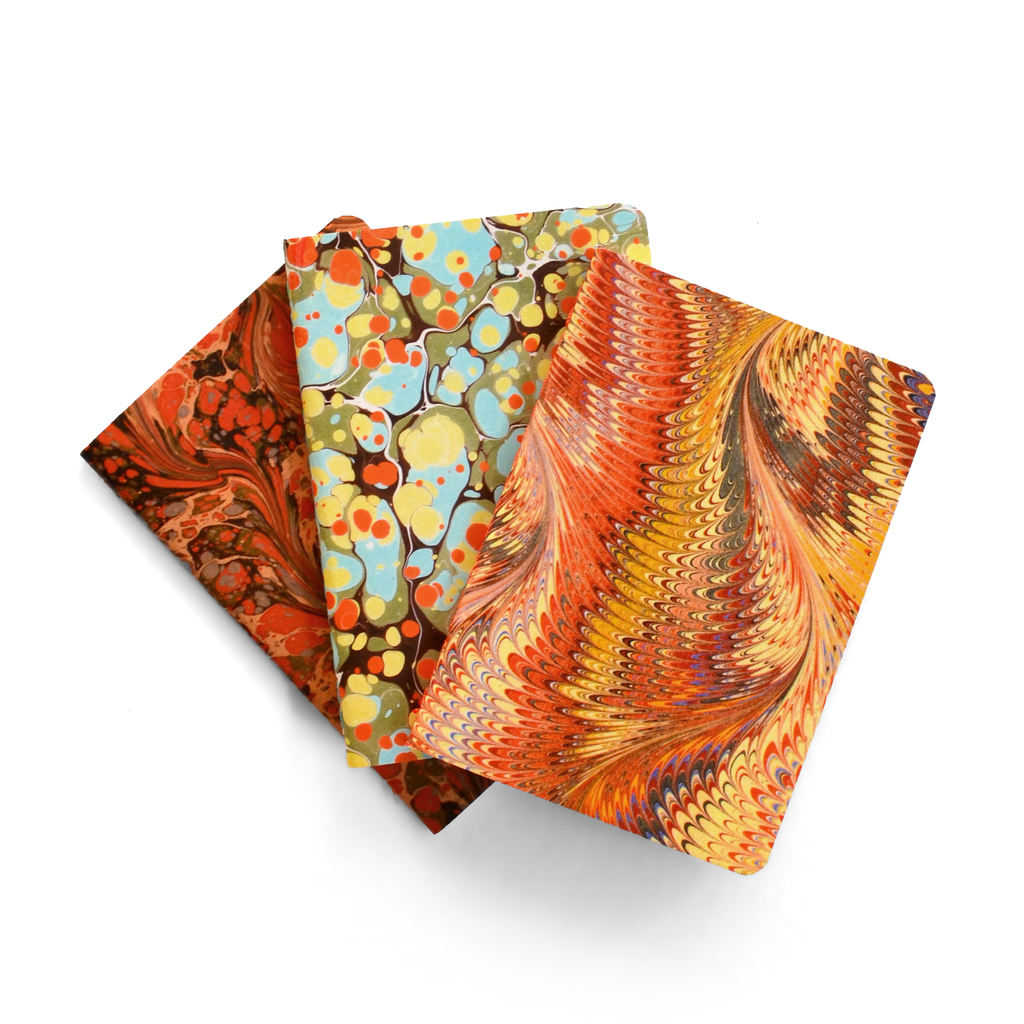 Vintage Marbled Pocket Notebook
