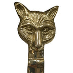 Solid Brass Fox Head Letter Opener Vintage-Style | Tabletop