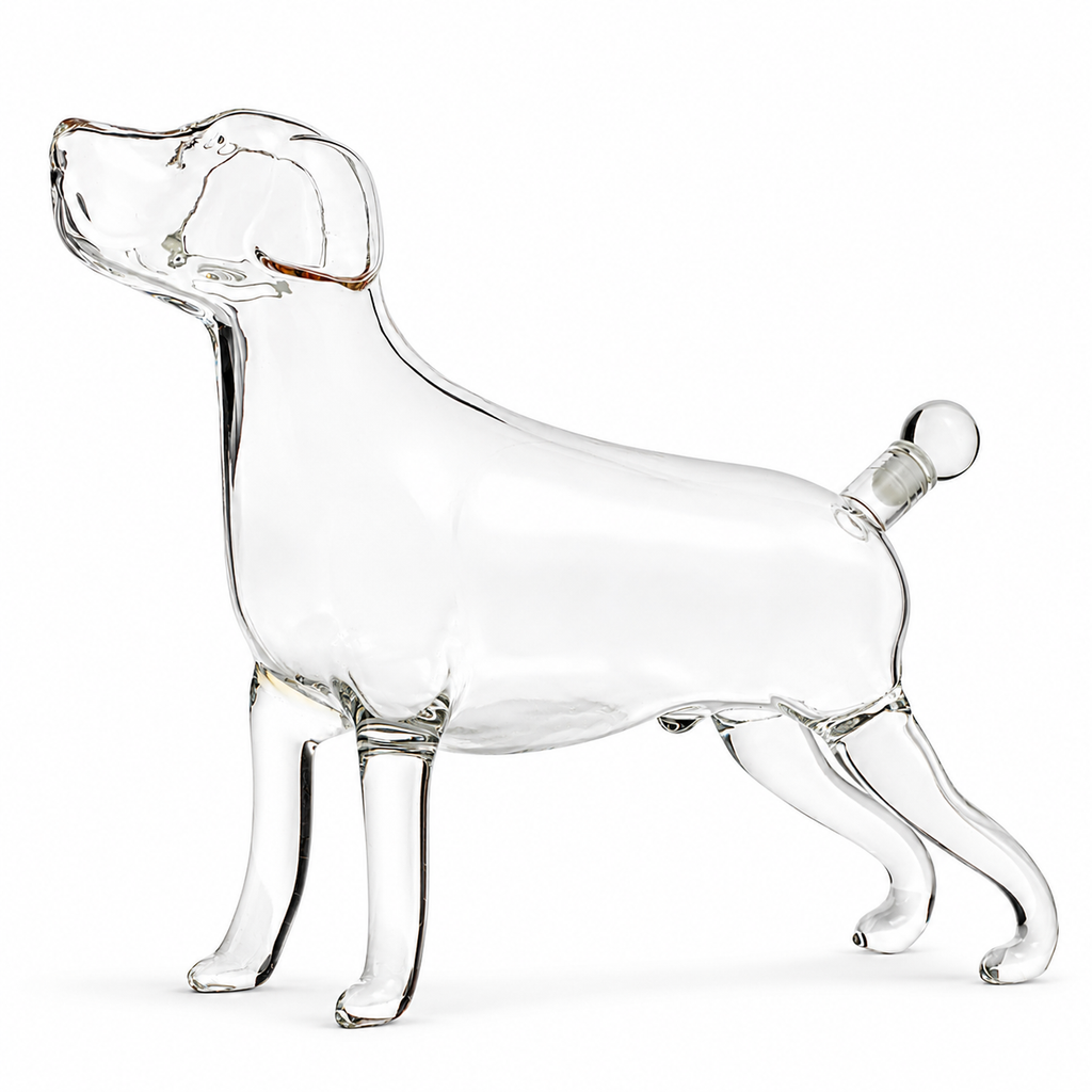 Labrador Whiskey and Wine Decanter