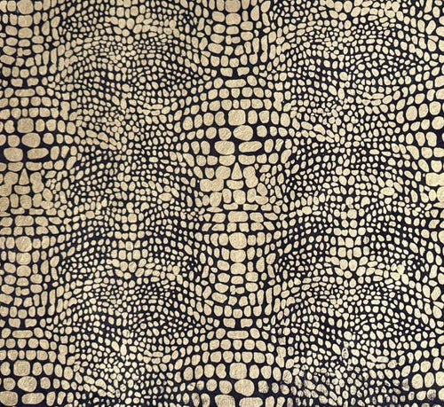 20x30 Crocs gold on black
