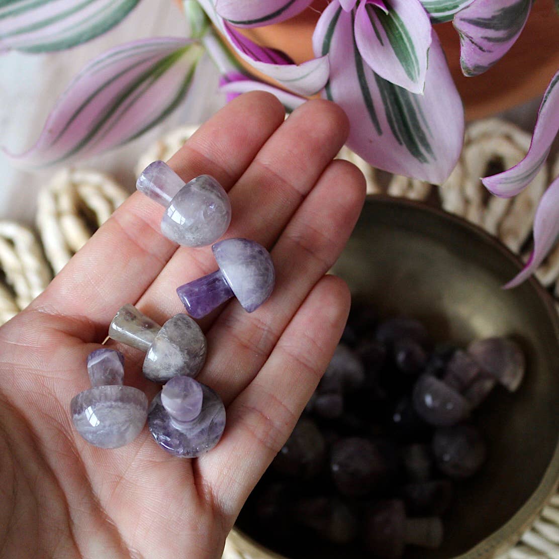 Amethyst Mini Mushroom (Crystals & Stones)